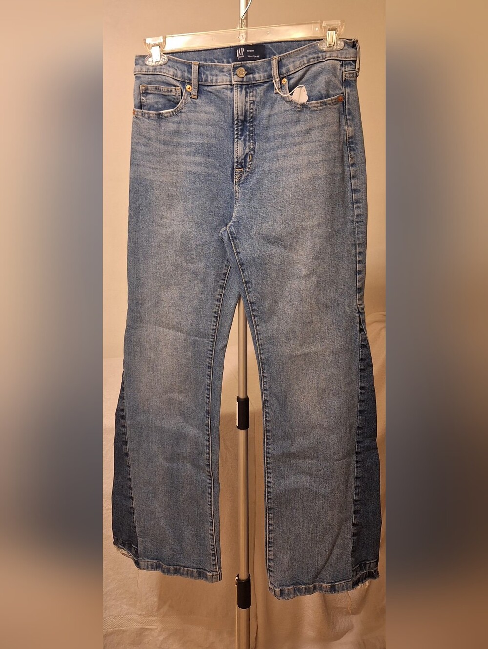 GAP Medium Light Blue Flare-Leg Women's Jeans